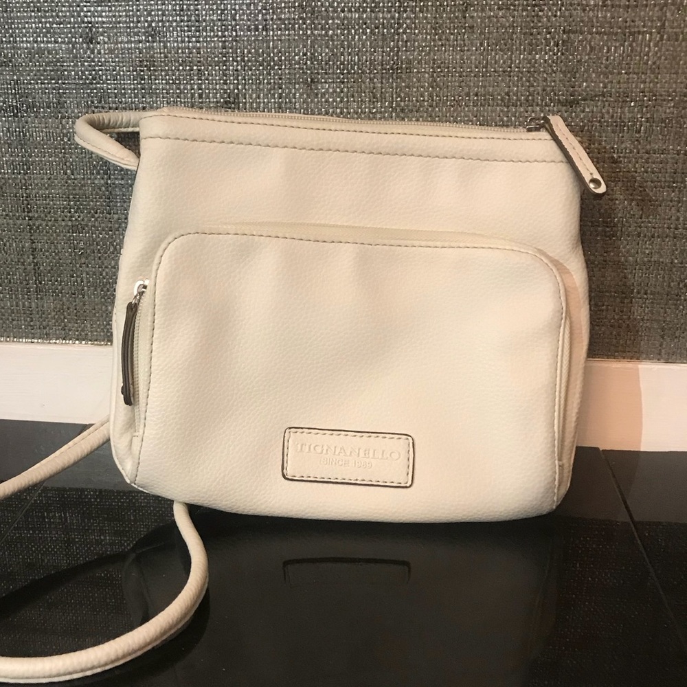 Tignanello pebbled leather crossbody purse #38